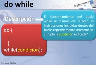 Estructuras de control en js | PPSX
