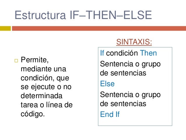 Resultado de imagen para que es if en visual basic