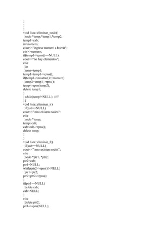 Estructuras dinámicas de datos