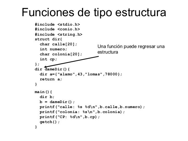 Estructuras en c++