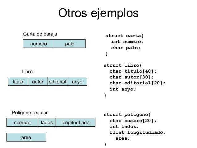 Estructuras en c++