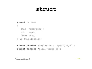 Estructuras en c++ | PPT