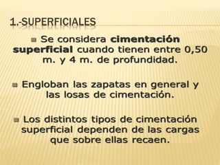 1.-SUPERFICIALES
 