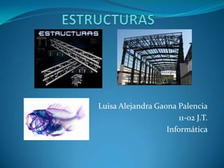 Luisa Alejandra Gaona Palencia
                       11-02 J.T.
                   Informática
 