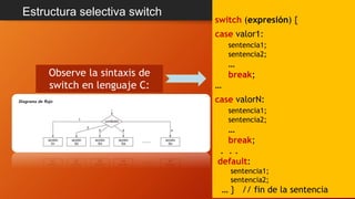 Estructuras secuenciales, selectivas e iterativas2 | PPTX
