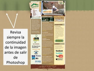 Revisa siempre la continuidad de la imagen antes de salir de Photoshop 