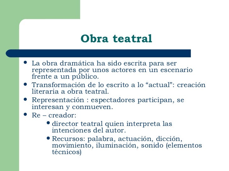 Estructura Una Obra DramáTica