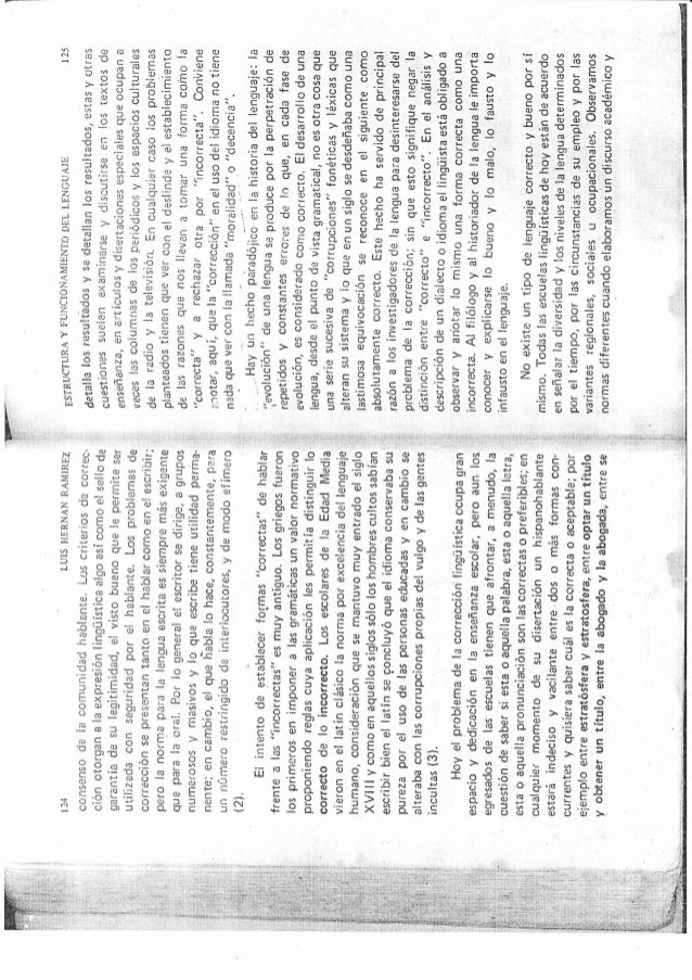 Estructura Y Funcionamiento Del Lenguaje