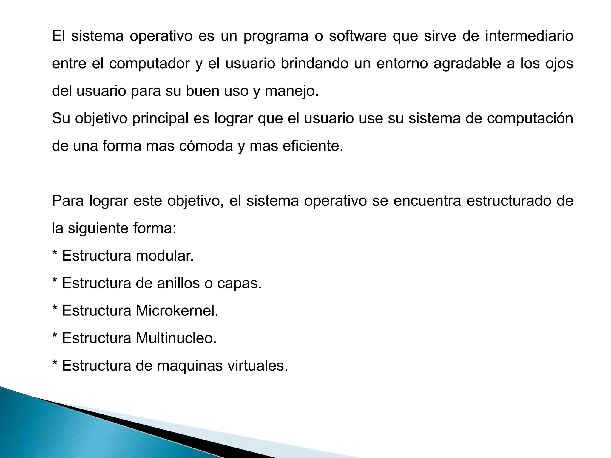 Estructuras (CAPAS) de un sistema operativo | PPT | Operating Systems ...
