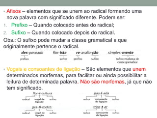 Estrutura e28093-formac3a7c3a3o-das-palavras | PDF