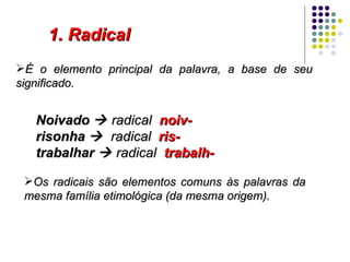 Estrutura das palavras | PPT