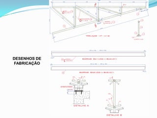 DESENHOS DE
FABRICAÇÃO
 
