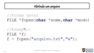 entendendo o arquivo Images High Quality Grahic Estrutura de Dados Aula revisão (Trabalhando com Arquivos) | PPTX