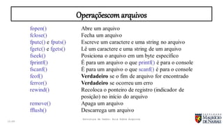 entendendo o arquivo Images High Quality Grahic Estrutura de Dados Aula revisão (Trabalhando com Arquivos) | PPTX