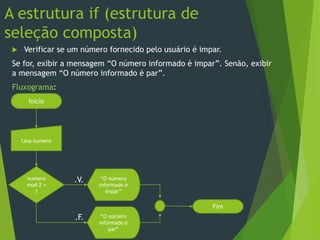 Estrutura de decisão switch case | PPTX