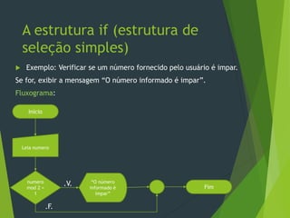 Estrutura de decisão switch case | PPTX