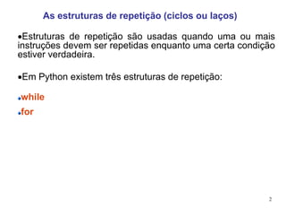 Estrutura de repetição | PPTX