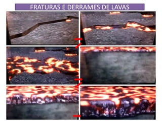 FRATURAS E DERRAMES DE LAVAS 
 