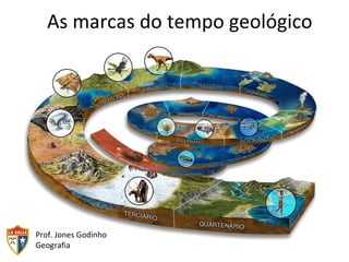As marcas do tempo geológico 
Prof. Jones Godinho 
Geografia 
 