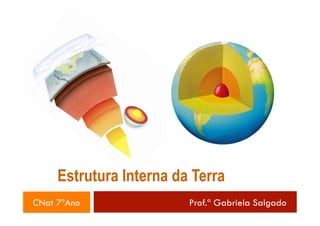 Estrutura Interna da Terra
CNat 7ºAno               Prof.ª Gabriela Salgado
 