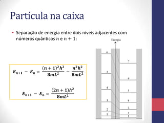 Partícula na caixa
•
 