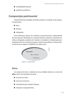 Estrutura patrimonial e plano de contas | PDF