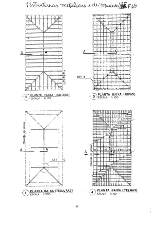 Estruturas de madeira cobertura