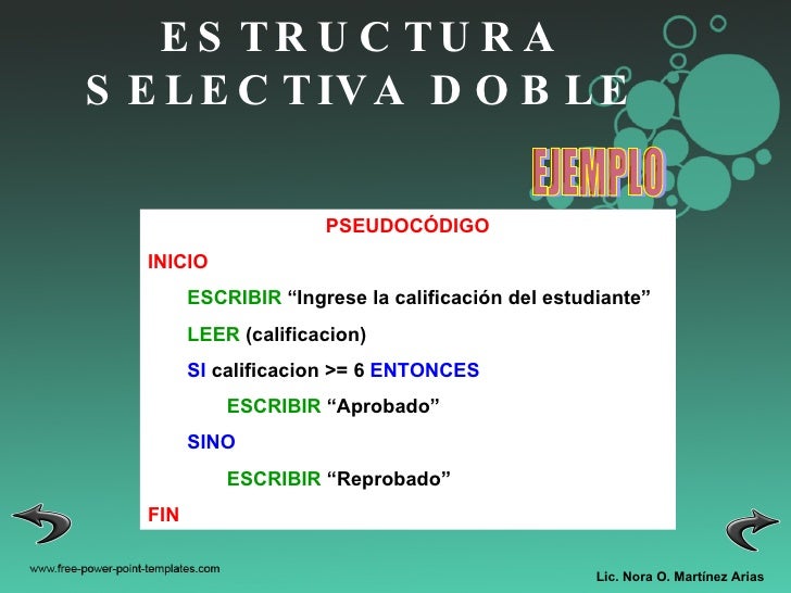 Estructura selectiva doble