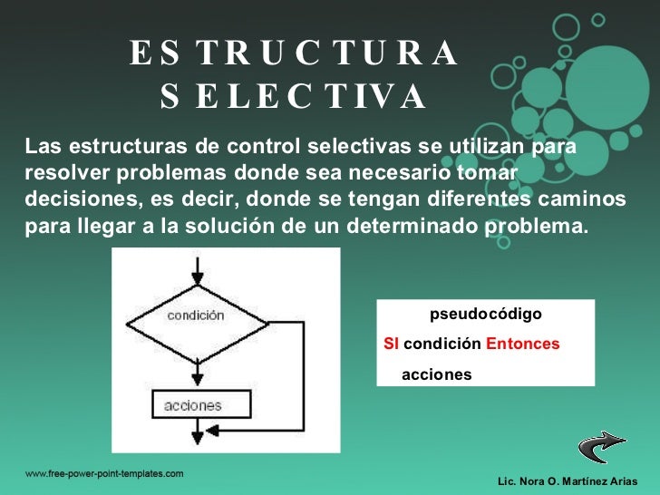 Estructura selectiva simple