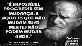 Professor:
Leandro
Barbosa
 