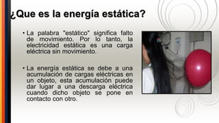 Energia estatica | PPTX