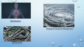 Hidrodinâmica
Formação do Tsunami de Fukushima 2011
Fluxo de Carros
 