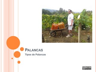PALANCAS
Tipos de Palancas
 