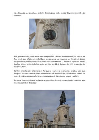 A Estátua Equestre do Rei Dom José em Lisboa - por João Aníbal Henriques
