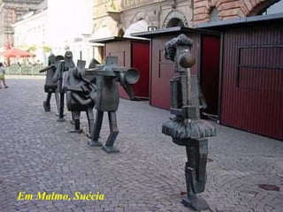 Em Malmo, Suécia
 