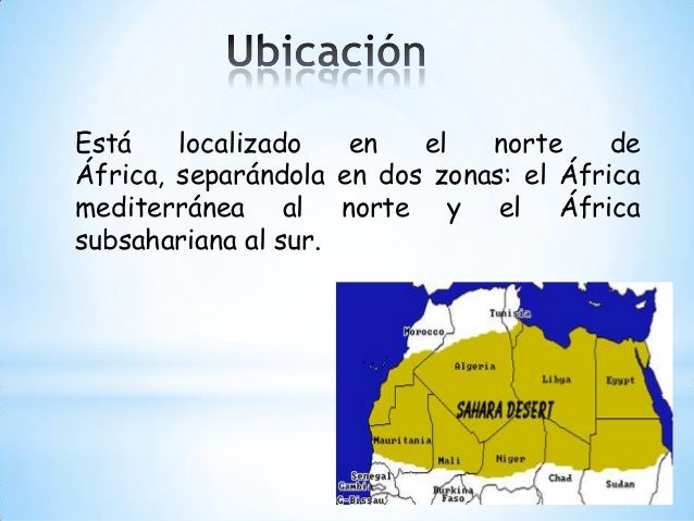 el desierto de sahara