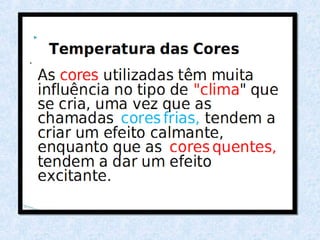 Estudando as cores