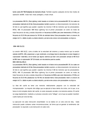 procesador 80486 | DOCX