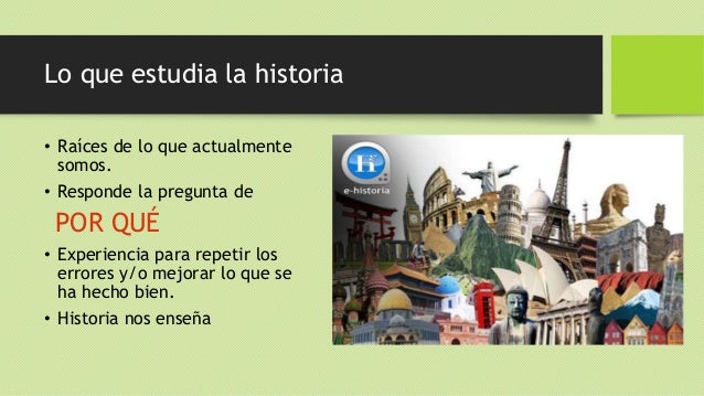 Estudiar historia