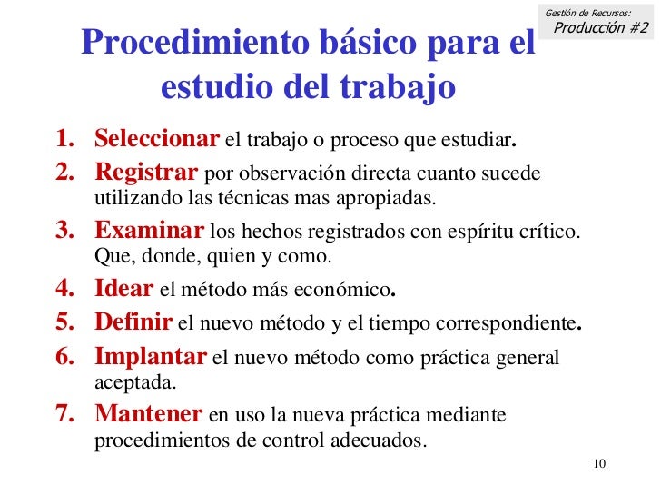 Cmo Es El Procedimiento Para El Reclculo De Los | estudio del trabajo produccion Cmo Es El Procedimiento Para El Reclculo De Los | estudio del trabajo produccion