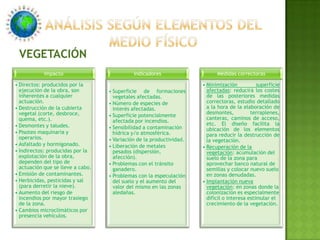Holístico Evaluación de impactosMetodología de Evaluación de Impactos:Identificación de acciones del proyectoIdentificación de factores del MA susceptiblesCruce entre acciones-factores y causa -efecto.Descripción de los impactosExisten muchas formas de afrontar estos problemas de elección:Modelización: