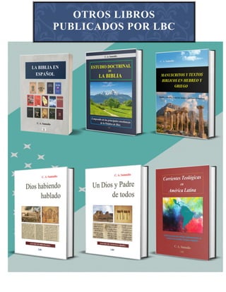 OTROS LIBROS
PUBLICADOS POR LBC
 