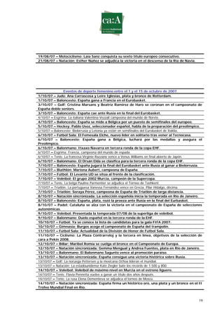 Estudio sobre género y deporte en televisión