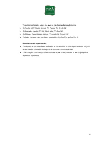 Estudio sobre género y deporte en televisión