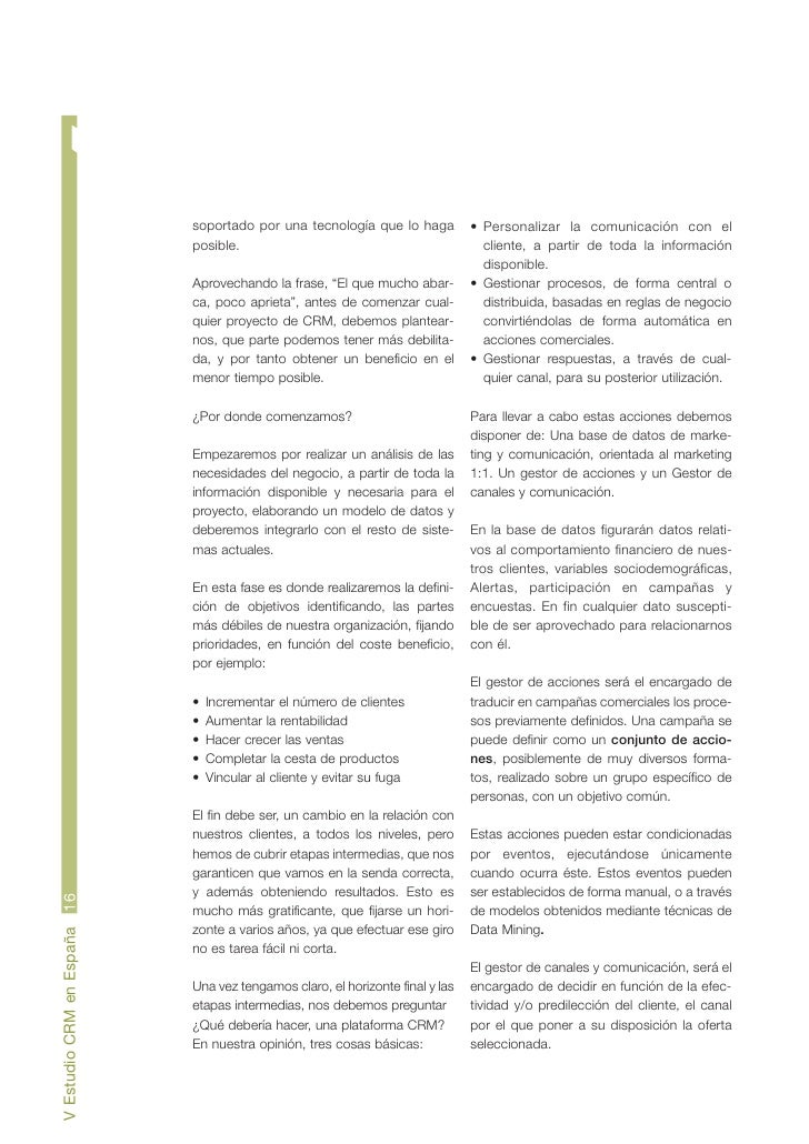 banco popu v estudio del crm en espa 241 a banco popu v estudio del crm en espa 241 a