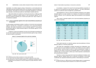 comprendiendo la escuela desde su realidad cotidiana: 376 estudio cualitativo Capítulo 5: Oportunidades de aprendizaje en comunicación y matemática 377 
capacidades, no se debiera asegurar primero el desarrollo en un nivel adecuado de las 
capacidades esenciales propuestas desde la ECB, que contemplan el desarrollo cognitivo de 
los estudiantes. Cabe señalar que muchas de las capacidades agregadas por los docentes 
están asociadas a contenidos que pueden ser desarrollados en grados superiores. 
Más allá del análisis de la cobertura curricular para acercarnos a la ODA que recibe 
el estudiante es importante también analizar el nivel de demanda cognitiva318 de los 
ejercicios/problemas propuestos por el docente pues podría tener mayor incidencia en 
el rendimiento estudiantil. 
5.5.2. ¿Cuál es la demanda cognitiva de los ejercicios/problemas propuestos por 
los docentes? 
Las oportunidades de aprendizaje también se clasifican en función del nivel de demanda 
cognitiva requerida por el estudiante al enfrentarse con los ejercicios/problemas 
brindados. Esto implica directamente el nivel de demanda cognitiva319 de los mismos: 
baja demanda cognitiva, mediana demanda cognitiva o alta demanda cognitiva320 de los 
ejercicios/problemas. 
En general, los ejercicios/problemas a los que se han enfrentado los estudiantes de 
las ocho aulas responden básicamente a dos tipos de demanda cognitiva: baja y mediana, 
tal como se muestra a continuación: 
Grafico 5.5: Demanda cognitiva de los ejercicios/ problemas 
Alta 
0% 
Mediana 
11% 
Fuente: MED - UMC. Estudio Cualitativo 2005. 
321. El estudio de Cueto et al. (2004) encontró los mismos hallazgos respecto a la preponderancia 
de tareas de baja demanda cognitiva propuestas en los cuadernos de los estudiantes. 
Baja 
89% 
Baja 
Mediana 
Alta 
318. La definición de estos niveles se presenta en el marco teórico de ODA. 
319. En el Marco Teórico del presente capítulo se ha realizado la definición de estos niveles. 
320. Para determinar los niveles de demanda cognitiva se ha considerado la taxonomía de Stein y 
la adaptación de esta propuesta en el marco de trabajo de las pruebas TIMSS 2003. Citado en 
Cueto (2004). 
En promedio, la mayoría (9 de cada 10) de ejercicios/problemas propuestos en 
el cuaderno son principalmente de baja demanda cognitiva321, los cuales, básicamente, 
consisten en la aplicación directa de algoritmos y procedimientos. 
Aproximadamente el 10% de los ejercicios/problemas propuestos son de mediana 
demanda cognitiva, los cuales consisten, en su mayoría, en la resolución de problemas 
sencillos rutinarios. No se ha observado ningún ejercicio/problema de alta demanda 
cognitiva. 
Ahora veamos la demanda cognitiva de los ejercicios/problemas propuestos por 
cada uno de los docentes: 
Cuadro 5.8: Porcentaje de ejercicios, según su demanda cognitiva 
Docente N° de ejercicios/ 
problemas Baja demanda Mediana demanda Alta demanda 
Ana 2 123 85 % 15 % 0 % 
Ángela 655 86 % 14 % 0 % 
Beatriz 1 296 95 % 5 % 0 % 
Brenda 1 428 93 % 7 % 0 % 
Cecilia 788 66 % 34 % 0 % 
Carlos 1 733 92 % 8 % 0 % 
Daniel 1 404 91 % 9 % 0 % 
Dina 1 468 93 % 7 % 0 % 
Fuente: MED - UMC. Estudio Cualitativo 2005. 
Como puede observarse, los docentes plantean ejercicios/problemas de diversa 
demanda cognitiva y en distintas proporciones. 
Esto puede estar respondiendo al enfoque instrumental de la Matemática, pues 
coincide no solo con lo que manifiestan los docentes, sino también con lo que se observa 
en los cuadernos: ejercicios donde se ponen en práctica procedimientos. Además, la 
mayoría de veces suelen ser ejercicios que demandan aplicar el mismo procedimiento 
repetidas veces, lo cual nos inclina a pensar que se estaría buscando la automatización 
de los procedimientos enseñados. 
Tomando en cuenta la baja proporción de ejercicios/problemas de mediana y alta 
demanda cognitiva, podemos afirmar que la resolución de problemas no está siendo 
considerada como capacidad fundamental que debe ser desarrollada por los docentes. 
 