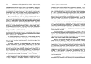 comprendiendo la escuela desde su realidad cotidiana: 130 estudio cualitativo Capítulo 3: Análisis de la organización escolar 131 
pruebas de rendimiento aplicadas durante el estudio no dan cuenta de ello. Cabe entonces 
preguntarse, ¿por qué los padres perciben que sí se recibe una buena educación? En ese 
sentido, la disciplina y el orden impartidos en la escuela constituyen en muchos casos 
una demanda explícita de los padres de familia y se vuelven aspectos fundamentales que 
corresponden en muchos casos a criterios que permiten distinguir una escuela buena de 
una mala. Vemos, entonces, cómo el manejo de las normas al interior de la escuela es, 
sin duda, un factor vital para la imagen y el prestigio de la institución. 
Es así como encontramos en las Escuelas 3 y 4 una fuerte demarcación entre la 
escuela y el entorno (social o familiar) buscando establecer al interior de la escuela 
reglas claras que todos los actores deben cumplir. Esta diferenciación entre el adentro y 
el afuera de la escuela transmite una señal clara: las normas y reglas que rigen cada uno 
de los espacios (el aula, el patio, los pasadizos, la salida) deben cumplirse. Encontramos 
así un respeto por los tiempos de entrada y de salida, y las tardanzas (tanto de docentes 
como de estudiantes) son reprendidas. Las entradas y salidas se realizan con mucho orden, 
así como otras actividades que demanden la participación de todos: formación, recreo. 
Los padres de familia sólo pueden entrar a la escuela y conversar ya sea con directivos o 
docentes en momentos claramente establecidos del día, aunque esto, en algunos casos, 
genera críticas por parte de los padres de familia. 
Estas escuelas, que además cuentan con dos turnos y atienden a una gran población 
de estudiantes, se organizan para que el cambio de turnos fluya y que queden los salones 
limpios entre un turno y el siguiente. En ese sentido, son los propios estudiantes los que 
limpian y ordenen sus aulas al salir o al entrar. 
Sin embargo, cabe señalar que en todas las escuelas, al margen del orden y disciplina 
que se imponga en el espacio escolar, los docentes tienden a «apropiarse» del tiempo de 
recreo de los estudiantes. Con frecuencia se observó que los estudiantes o salían tarde al 
recreo o no salían y continuaban trabajando en aula. Lo mismo ocurría en algunos casos 
a la hora de salida. 
En contraste, en las Escuelas 2 y 5, no encontramos reglas y normas que rijan con 
claridad los distintos espacios y tiempos escolares y que se cumplan. Los límites entre 
los diversos espacios y tiempos de la escuela son difusos, permeables y continuamente 
transgredidos. En estas escuelas se observó que los tiempos de ingreso y salida suelen 
ser flexibles. Asimismo, una vez que los docentes llegan a la escuela y suena el timbre no 
entran directamente al aula sino que se quedan conversando en el patio entre ellos. Los 
alumnos, mientras tanto, continúan jugando en el patio o en el salón y así, por lo general, 
las clases empiezan 10 ó 15 minutos después de la hora prevista. En general, se observa 
que los tiempos de cada actividad que son marcados por el timbre se relativizan. 
Se observa también que no se marca una clara diferencia entre los distintos espacios 
y momentos que organizan a la escuela y a la jornada escolar. Por ejemplo, entre el recreo 
y el horario de clase, entre el aula y el patio, entre el aula y el pasillo. Esto no permite 
distinguir claramente las reglas que rigen cada uno de los espacios y momentos, ya que ni 
los docentes ni los alumnos logran distinguir con facilidad el comportamiento que deben 
tener en cada uno de los espacios mencionados. Por ejemplo, los estudiantes entran y 
salen de sus clases continuamente y encontramos con frecuencia a estudiantes jugando 
en el patio o en los pasillos cuando debieran encontrarse en sus salones. Muchas veces 
las clases son interrumpidas por un grupo de estudiantes de otros salones que empiezan a 
hacer bulla o a molestarse entre sí. En la Escuela 2, en particular, hemos constatado una 
presencia muy fuerte de los padres de familia a toda hora. Es común ver a un grupo de 
madres de familia sentadas en el patio conversando entre ellas. Se observó, asimismo, que 
tanto padres de familia, como vendedores y otros docentes de la escuela, interrumpían 
con frecuencia las clases. 
Vemos, entonces, que en estas escuelas los estándares de comportamiento no son 
claros y no han sido interiorizados ni apropiados por los actores. Probablemente porque 
no se cuentan con normas claramente establecidas, que se respeten. Lejos de poder crear 
y mantener un ambiente orientado al aprendizaje, el clima de desorden e indisciplina 
termina por afectar seriamente el desarrollo normal de las clases. Es así como encontramos 
que los docentes en el aula pasan buena parte de la clase procurando mantener a los 
estudiantes atentos y motivados. 
Por otro lado, a pesar de las diferencias señaladas entre las escuelas, en las cinco 
escuelas del estudio encontramos que las normas no siempre se ponen en práctica. En mu-chos 
casos, son las prácticas diarias, aquellos comportamientos que se van aceptando por 
la fuerza del hábito, las que se constituyen en parámetros de la convivencia en la escuela. 
Todas estas prácticas cotidianas contribuyen a la consolidación de «ritmos» instaurados, 
que son los que finalmente guían los tiempos y espacios de la escuela. 
Las Escuelas 3 y 4 son también aquellas que cuentan con un liderazgo institucional 
fuerte y directivo cuya presencia en la escuela es muy notoria. En cambio, en las otras 
escuelas encontramos liderazgos débiles o, en el caso de la Escuela 2, una baja presencia 
de la directora. Podemos afirmar que las escuelas con un clima más ordenado logran 
marcar una fuerte diferencia entre el adentro y el afuera de la escuela no solo a través 
de las reglas y normas exigidas, sino a través de ciertos valores y formas de actuar que son 
fomentadas constantemente. Se percibe una clara intención de crear un espacio escolar 
orientado al aprendizaje y en el que se sancione de una u otra manera, entonces, las 
transgresiones a las reglas existentes. Si bien se percibe aún una obediencia a las normas 
por temor a la sanción, se observa en algunos casos una interiorización, aunque aún 
débil, de las normas establecidas. Es así como, más allá de tener que estar recordando 
constantemente a docentes, estudiantes y padres las normas, se percibe que estos 
empiezan a apropiárselas. 
Sin embargo, a pesar de que los hallazgos nos muestran claramente estas diferencias 
a nivel de las escuelas, no podemos afirmar que en las escuelas con un ambiente organizado 
 