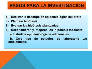 Tóxicos, físicosFRECUENCIAEsporádicos