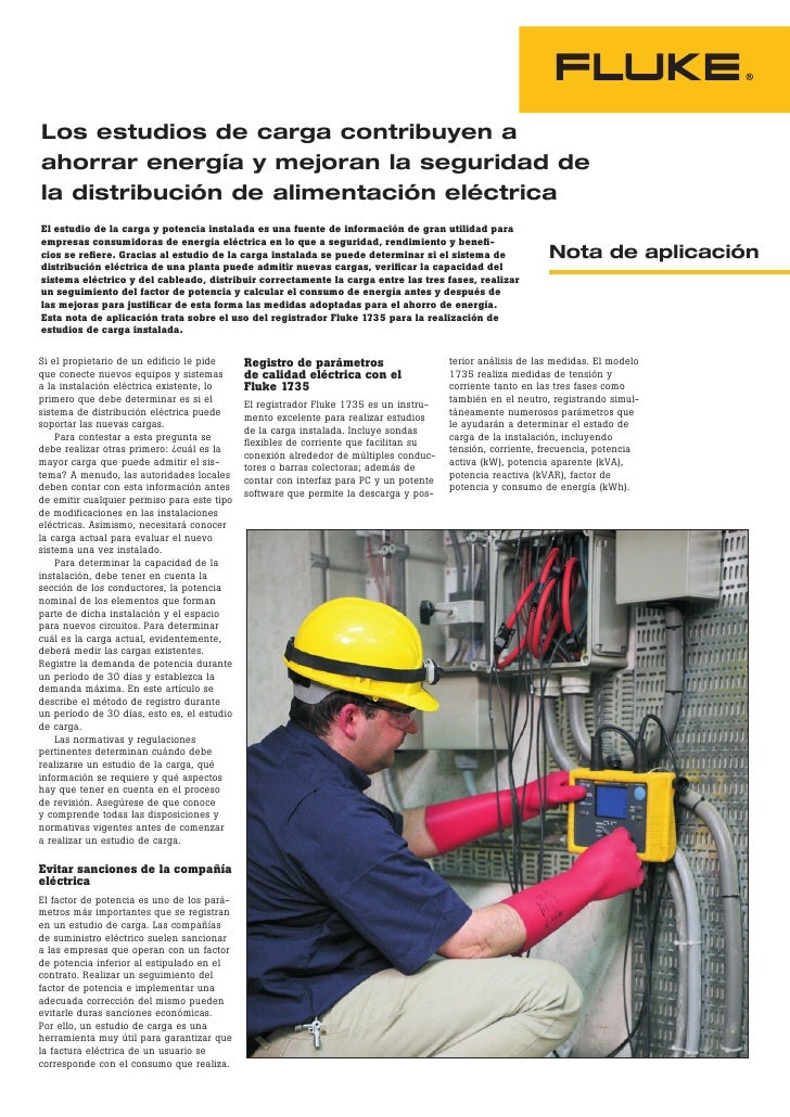 Estudio de cargas electricas