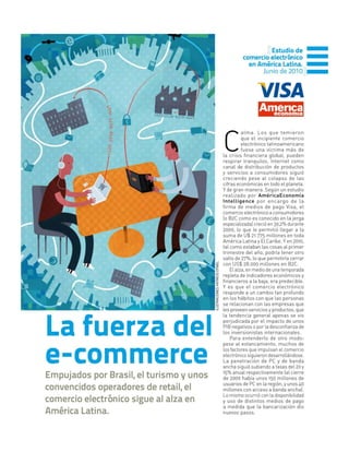 Estudio de comercio electrónico en America Latina 2010 - VISA